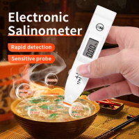 Professional Salinometer LCD Electronic Salinity Meter Salt Analyzer Salinity Concentration Meter Soup Sauce Food Salt Tester