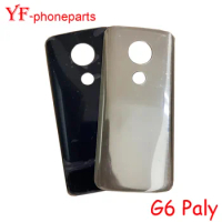 AAAA Quality For Motorola Moto G6 Play XT1922 Back Battery Cover Rear Panel Door Housing Case Repair Parts