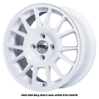 Velg Mobil R15 HSR FE02 Untuk Freed,Mobilio,Vios,PCD 4X100 ET42 WHITE