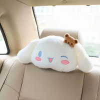 Sanrio Authorized, a Comfortable And Cute Plush Car Headrest, Cartoon Pillow, Soft And Skin-Friendly