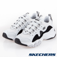 【豬豬老闆】SKECHERS DLITES 3.0 白黑 厚底 復古 休閒 老爹鞋 女鞋 12955WBK