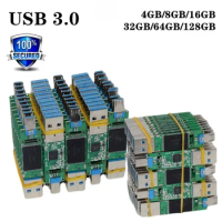 USB 3.0 drive usb flash drive 4gb 8GB 16GB 32GB 64GB 128GB U disk semi-finished Universal chip pendrive Factory wholesale