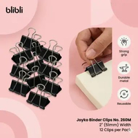 JOYKO BINDER CLIP NO. 260 / Penjepit Kertas Joyko no.260 / Binder Clips Joyko no.260