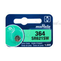 muRata村田(原SONY) 鈕扣型 氧化銀電池 SR621SW/364 (5顆入)