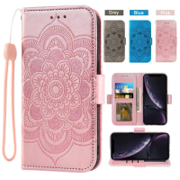 Flower flip phone wallet For Redmi 5 Redmi 5 Plus Redmi Note 5 Redmi Note 5 Pro Credit card slot wrist