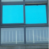 SUNICE Window Solar Tint 1.52x20m Blue&amp;Silver Mirror Reflective Glass Sticker Anti UV Self Adhesive Film Heat Control Privacy