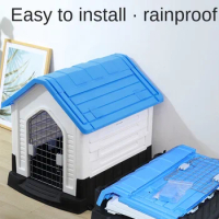 folding Easy to remove Dog kennel outdoor Large dogs Small Medium-sized The portable travel waterproof indoor Dog house