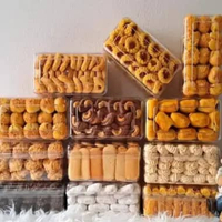 Kue kering Nastar / Keju / Putri salju / Coklat mede / Sagu keju 350gr Lidah kucing
