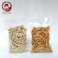 Basreng Stik Bastik Pedas Daun Jeruk dan Original Daun Jeruk 220gr - Snack Dua Putra
