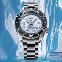 SEIKO 精工 Prospex 三日鍊 110周年 GMT 潛水機械錶 套錶 送禮推薦-冰川藍/42mm (SPB385J1/6R54-00C0B)_SK045