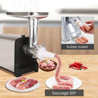 multi-function stainless steel commercial electric meat grinders Food Processors chopper mixer blender meat slicer machine enema