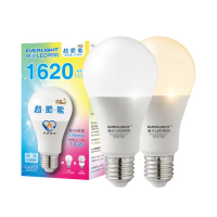 【Everlight 億光】LED燈泡 16W亮度 超節能plus 僅12W用電量 1入(白光/黃光)