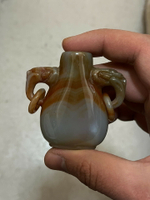 瑪瑙鼻煙壺，喜歡可以直接拍，尺寸6 × 5.8 × 2 厘米