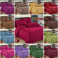 Bed cover bonita emboss tanpa sprei no 1 uk 180x200 Motif 2 Kain