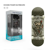 Fingerboard Set Wooden Finger Skate Board Maple Wood Professional Mini Skateboard Children Toys for Boys Adult Gift