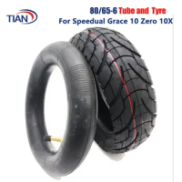 10 Inch TUOVT 80/65-6 Tire Inner Tube for Kugoo M4 Quick 3 Zero 10X Speedual Electric Scooter 10x2.50/3.0 Upgrade Tyre Parts