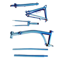 Factory directly sale Titanium alloy folding bike frame full set of professional customization best price