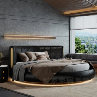 Unique Modern Double Bed King Size Italian Superking Bed Loft Comferter Cama Matrimonial Bedroom Furniture Luxury