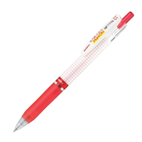ZEBRA ปากกาเจลแบบกด รุ่น JJ77-R ZB-2063 สีแดง ขนาด 0.5 มม. (บรรจุ 1 ด้าม)