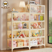 【新品上市】高端手辦收納櫃 多層透明展示盒 防塵模型玩具陳列架谷子擺件展示柜 手辦鐵皮收納柜 三面玻璃防塵收藏品痛柜玩偶儲物柜免運 工廠直銷 開立發票j227