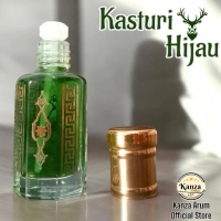 Minyak wangi Kasturi Hijau Kanza Arum -Minyak kasturi hijau/Parfum sholat/Parfum non alkohol/Minyak