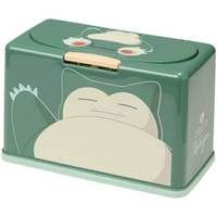 小禮堂 寶可夢 卡比獸 抗菌彈蓋口罩盒 AG+ (綠打招呼款)