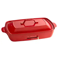 【BRUNO】 BOE026 加大型多功能電烤盤-經典紅