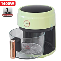 NEW 1400W 3.4L LCD Touchscreen Electric Air Fryer Smart Touchscreen Air Fryer