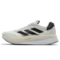 adidas 競速跑鞋 Adizero Boston 10 男鞋 愛迪達 運動鞋 路跑 輕量 緩震 透氣 白 黑 GY0928