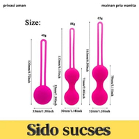 Ball Exercise Muscle Butt Plug Silikon Kegel Balls Latihan Otot Panggul DOUBLE BESAR