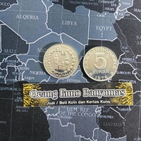 Koin 5 Rupiah KB(Keluarga Berencana) Besar Tahun 1974 Original Kinclong
