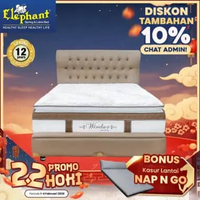 Springbed Windsor Komplit Set Latex Spring 160 x 200 Putih