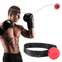 Boxing Speedball Reaction Ball Magic Ball Headband Stress Relief Vent Fight Reaction Training Fitness Boxing Speedball