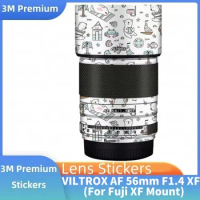 56mm F1.4 For FUJI XF Mount Decal Skin Vinyl Wrap Film Lens Body Protective Sticker Protector Coat For VILTROX AF 56 1.4 XF