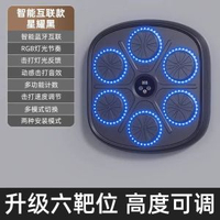 新款智慧音樂拳擊靶藍芽拳擊機掛壁式拳擊牆靶兒童拳擊訓練器材