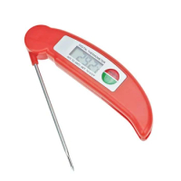 Mini Folding BBQ Meat Thermometer Digital Probe Electronic Household Thermometer, Kitchen Grill Oven Cooking Food Thermometers