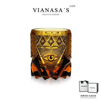 其他品牌 - 上帝之眼江戶切子杯子洋酒杯高級感手工雕花水晶威士忌酒杯
