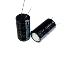 2pcs 63v4700uf 22x40mm 63v4700uf electrolytic capacitor