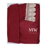 MUDAHHIJAB Jilbab Bergo Renda Prada Kerudung Jumbo Model Syari Terbaru (Renda Prada) Semua Ukuran Ma