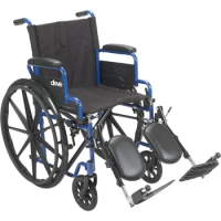 Wheelchair Lightweight with Swing-Away Elevating Leg Rests and Flip-Back Arms Wheelchair