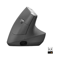 Logitech MX Vertical Wireless-Mouse – Ergonomic Design Reduces Muscle Strain,