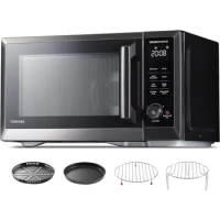 TOSHIBA 7-in-1 Countertop Microwave Oven Air Fryer Combo, MASTER Series, Inverter, Convection, Broil
