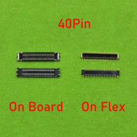 10-50pcs 40pin LCD Display Screen Plug FPC Connector On Board For Xiaomi Redmi Note8pro Note 8 7 Pro Hongmi Note 7pro 8Pro