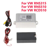 For VW RNS315 RNS510 RCD510 Rear Camera Connection Adapter, CVBS to RGBS Original Convertor, RGB Camera to HD Reversing Video