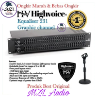 Equaliser Eq231 graphic Audio Highvoice original 231 2 channel