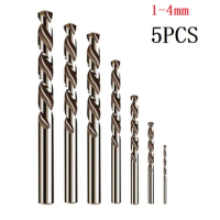 5/10pcs HSS M35 Cobalt Drill Bit 1mm 1.5mm 2mm 2.5mm 3mm For Stainless Steel Auger High Quality Drill Press Power Tool Parts