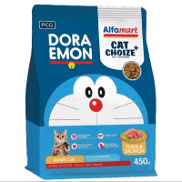 Alfamart Cat Choize Doraemon Makanan Kucing Kering Adult Rasa Tuna & Salmon 450 g