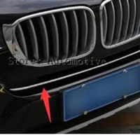 Stainless Front Grille Grid Molding Cover Trim For BMW X3 F25 2014-2015 1pcs