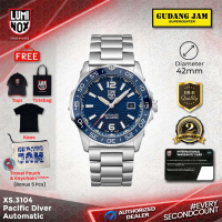 Jam Tangan Pria Analog LUMINOX 3104 XS.3104 Pasific Diver Automatic, Diver Watch Stainless