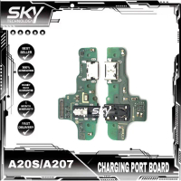 Rikey-Cable Flex thay thế cho Samsung Galaxy A20S, A207F, SM-A207F, cổng sạc USB, bảng kết nối sạc